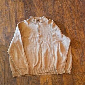 Ralph Lauren Polo Camel Knit Sweater